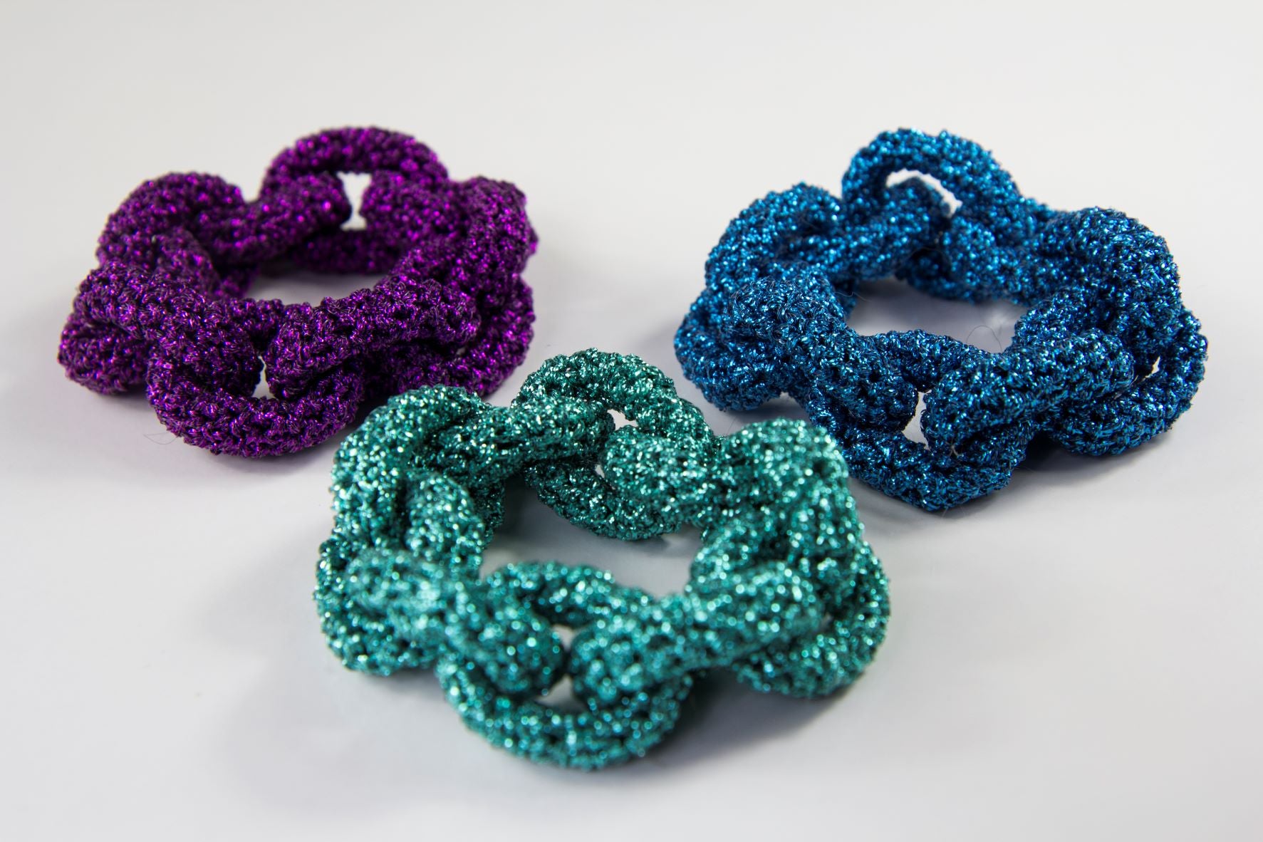 Chain-Me-Up Crocheted Bracelets