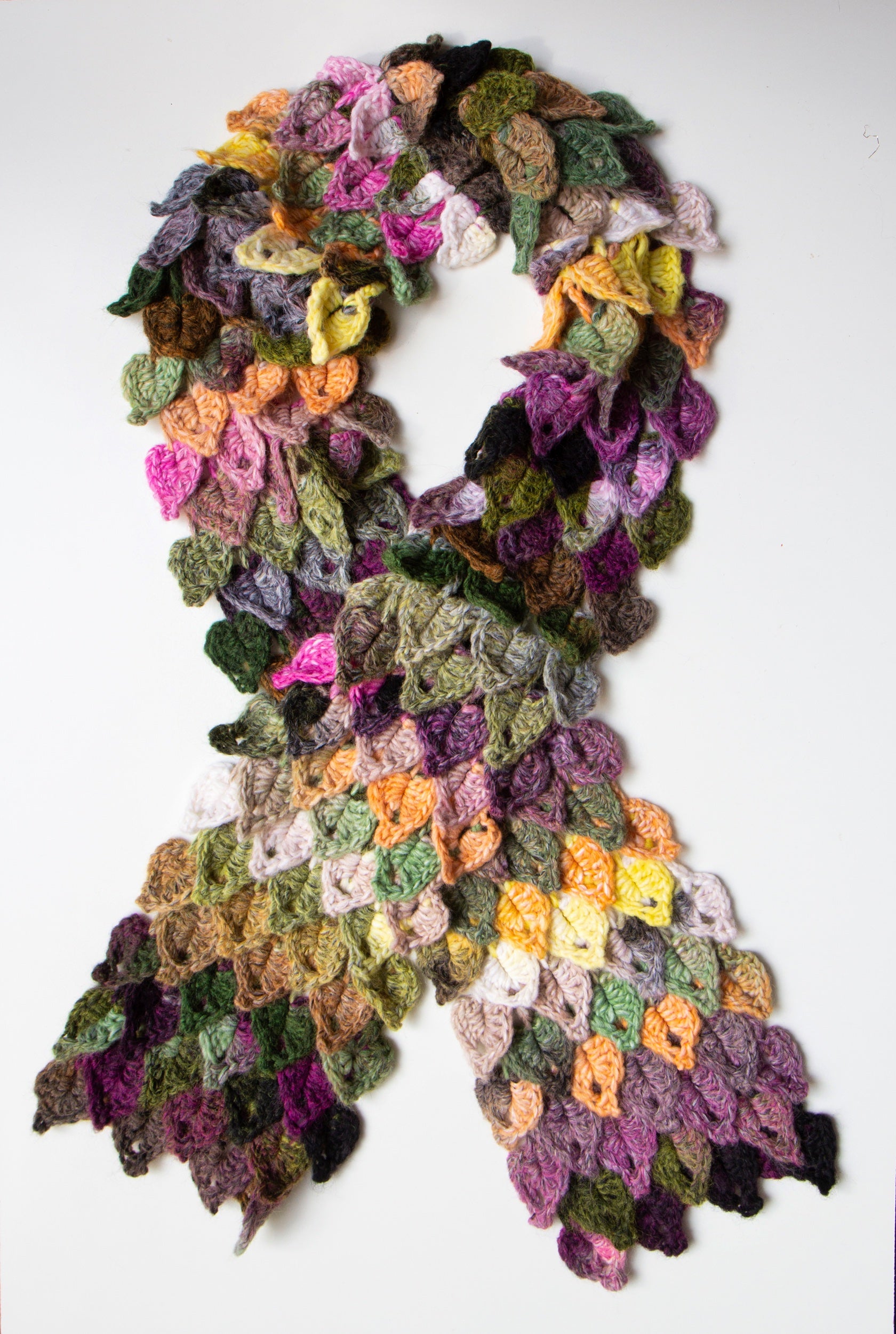 Fallen Petals Handknitted Scarf