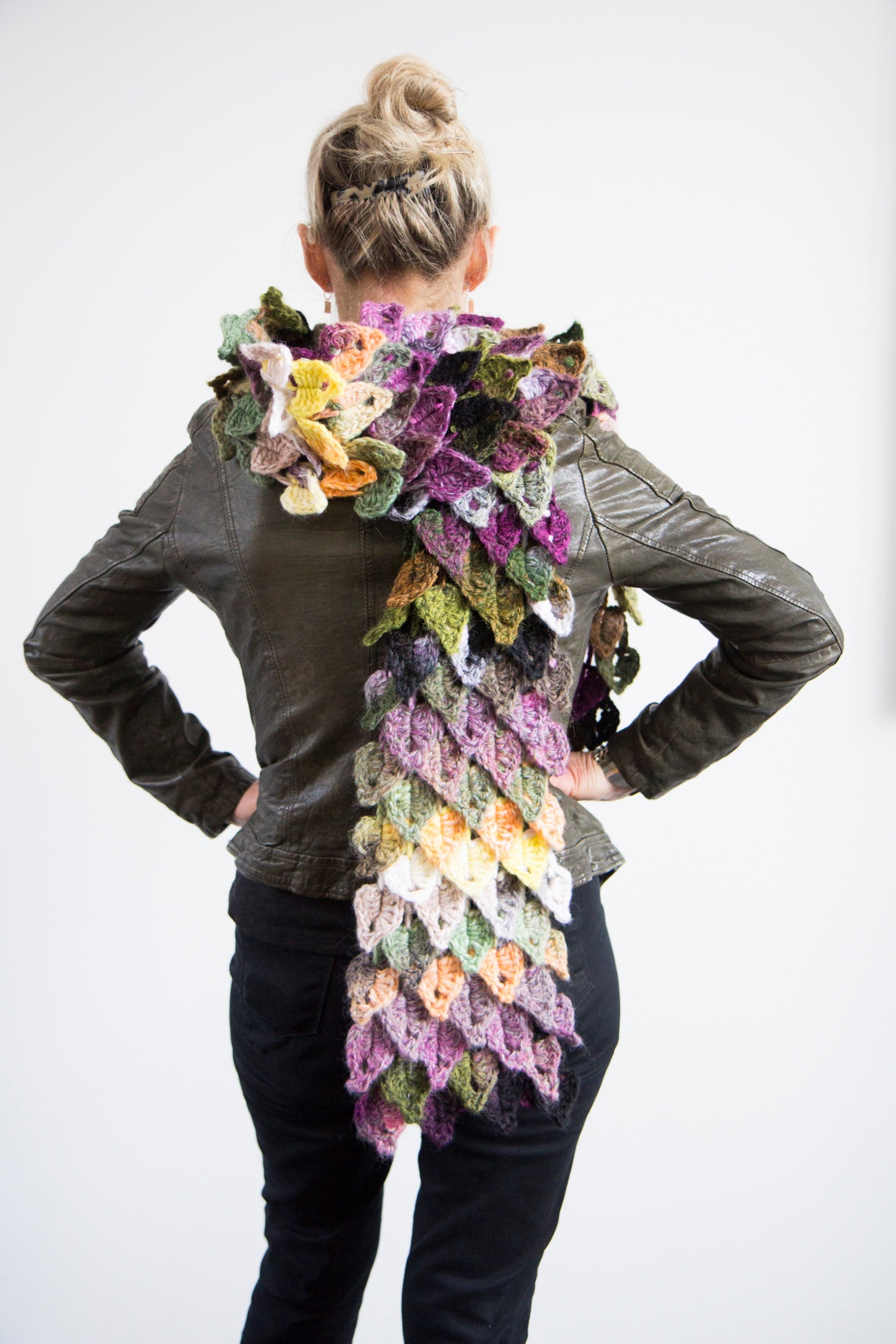 Fallen Petals Handknitted Scarf